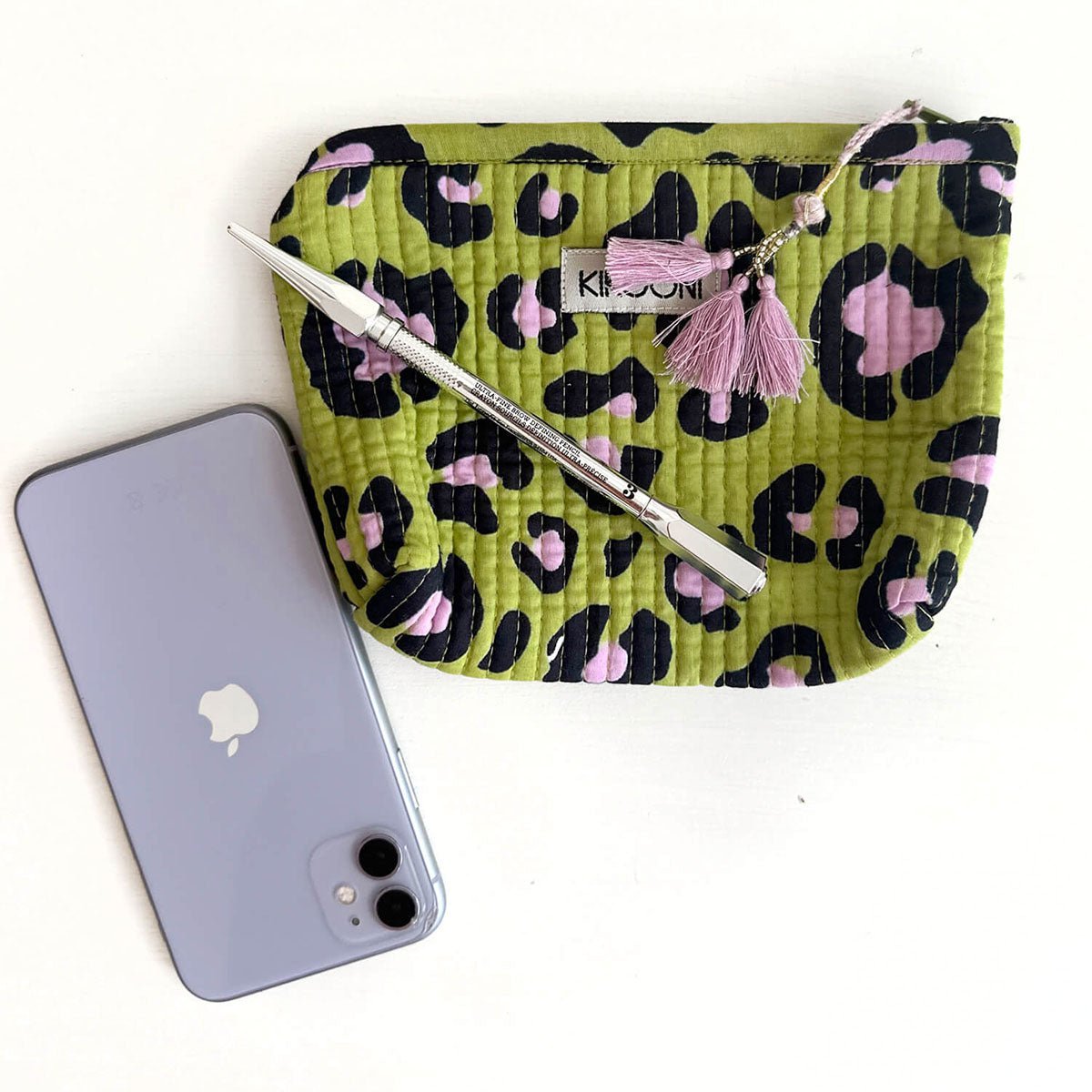 Handgemachte Mini Tasche "Oh Leo - cosmic green"