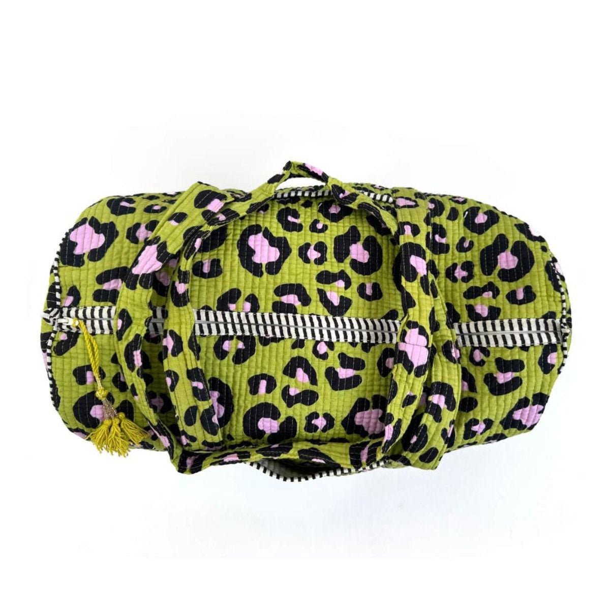 Handgefertigte Baumwolltasche "Oh Leo - cosmicgreen"