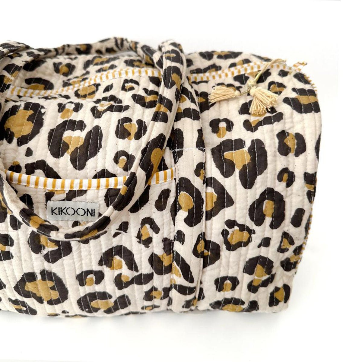 Handgefertigte Baumwolltasche "oh Leo"