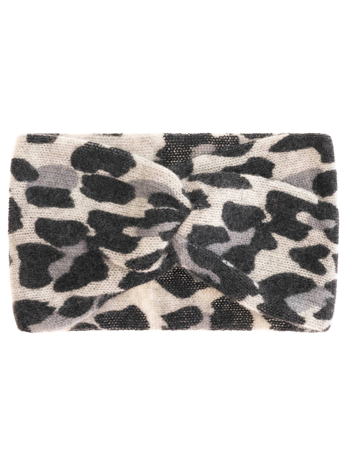 100% Cashmere Stirnband Jacquard "Leo"