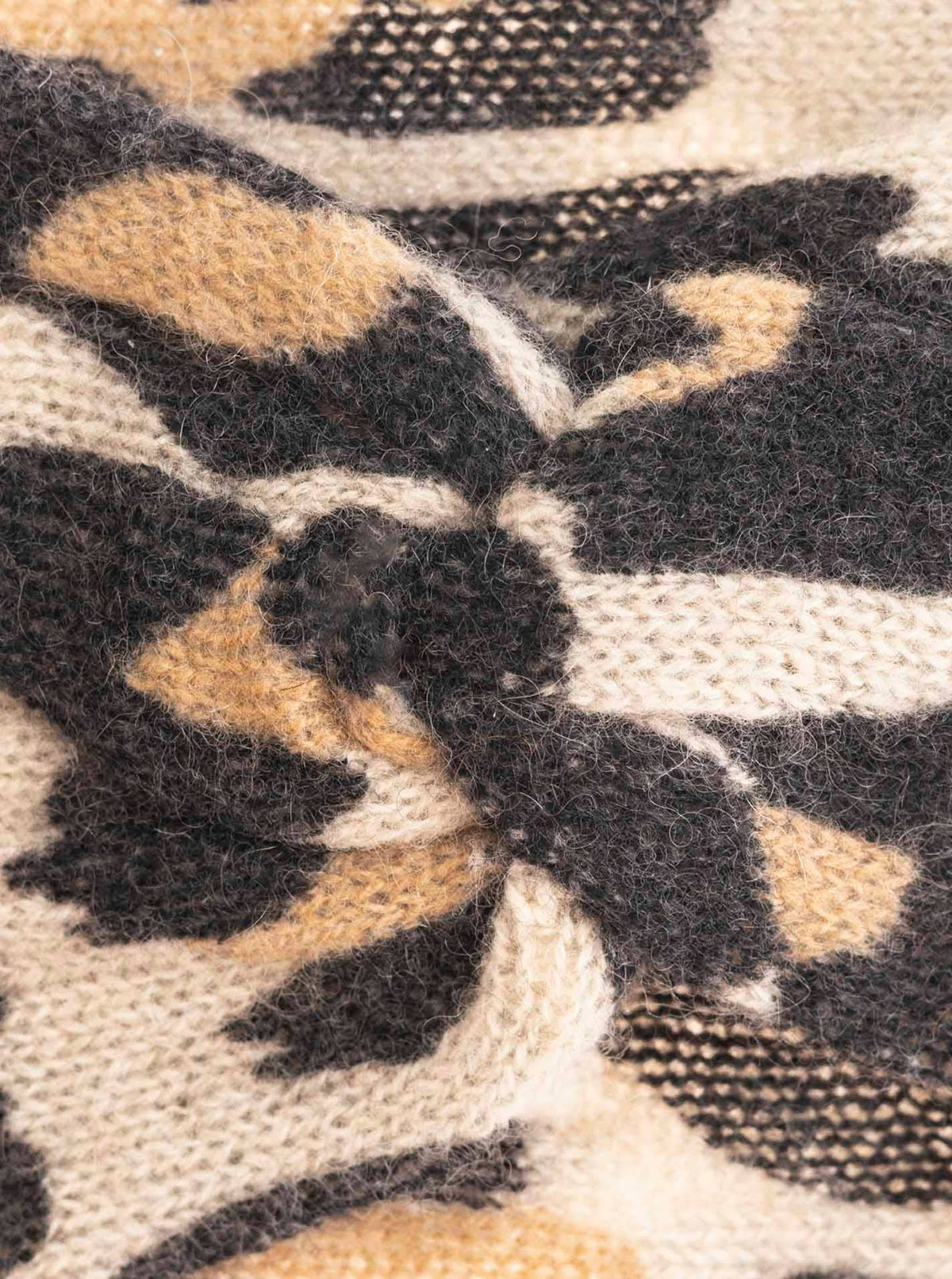 100% Cashmere Stirnband Jacquard "Leo"