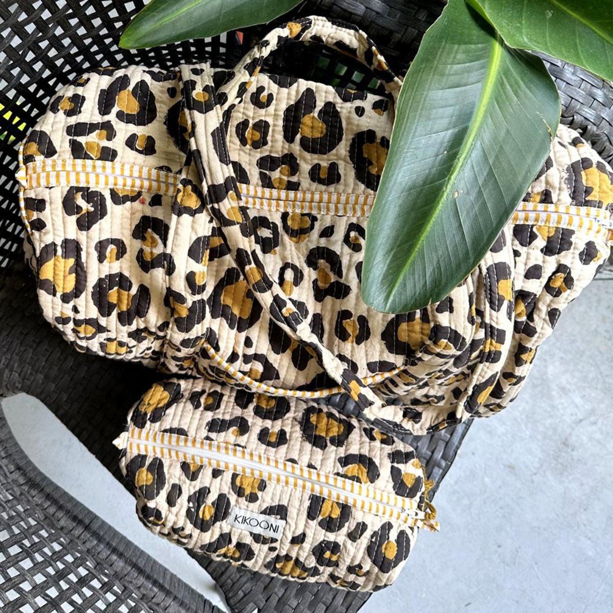 Handgefertigte Baumwolltasche "oh Leo"