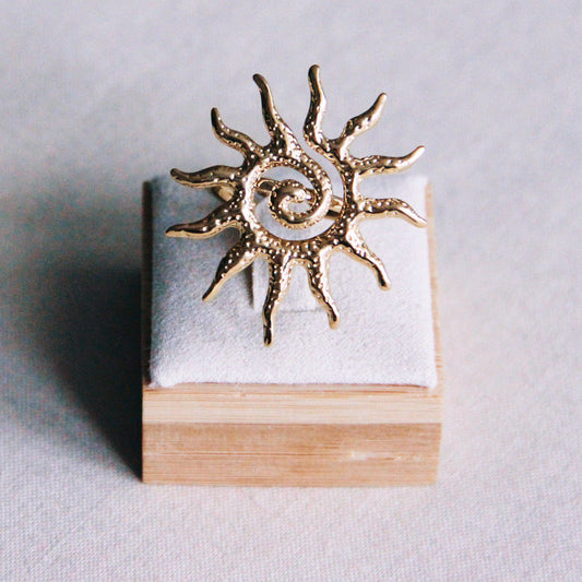 Statement Ring große Sonne