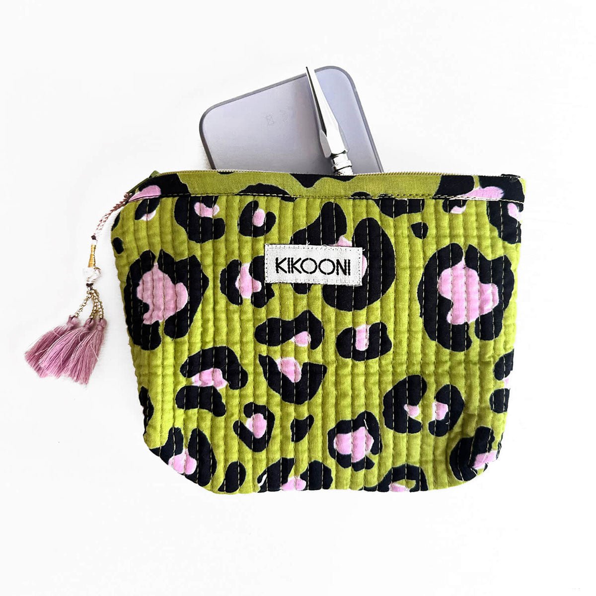 Handgemachte Mini Tasche "Oh Leo - cosmic green"