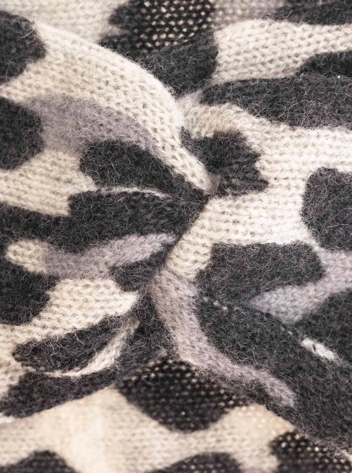100% Cashmere Stirnband Jacquard "Leo"