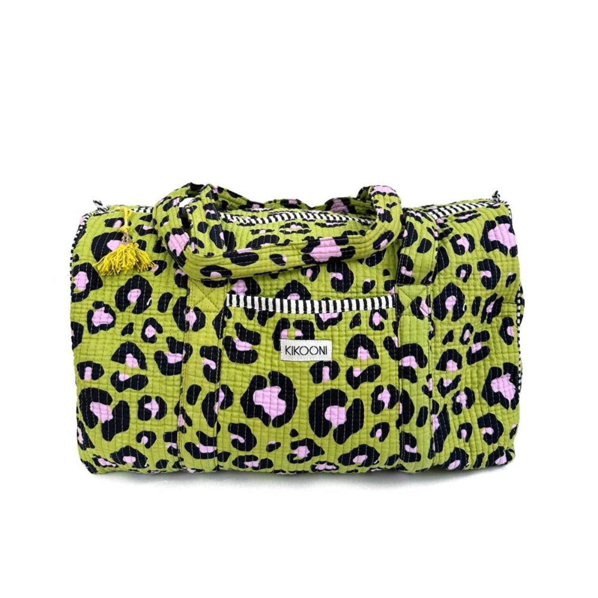Handgefertigte Baumwolltasche "Oh Leo - cosmicgreen"