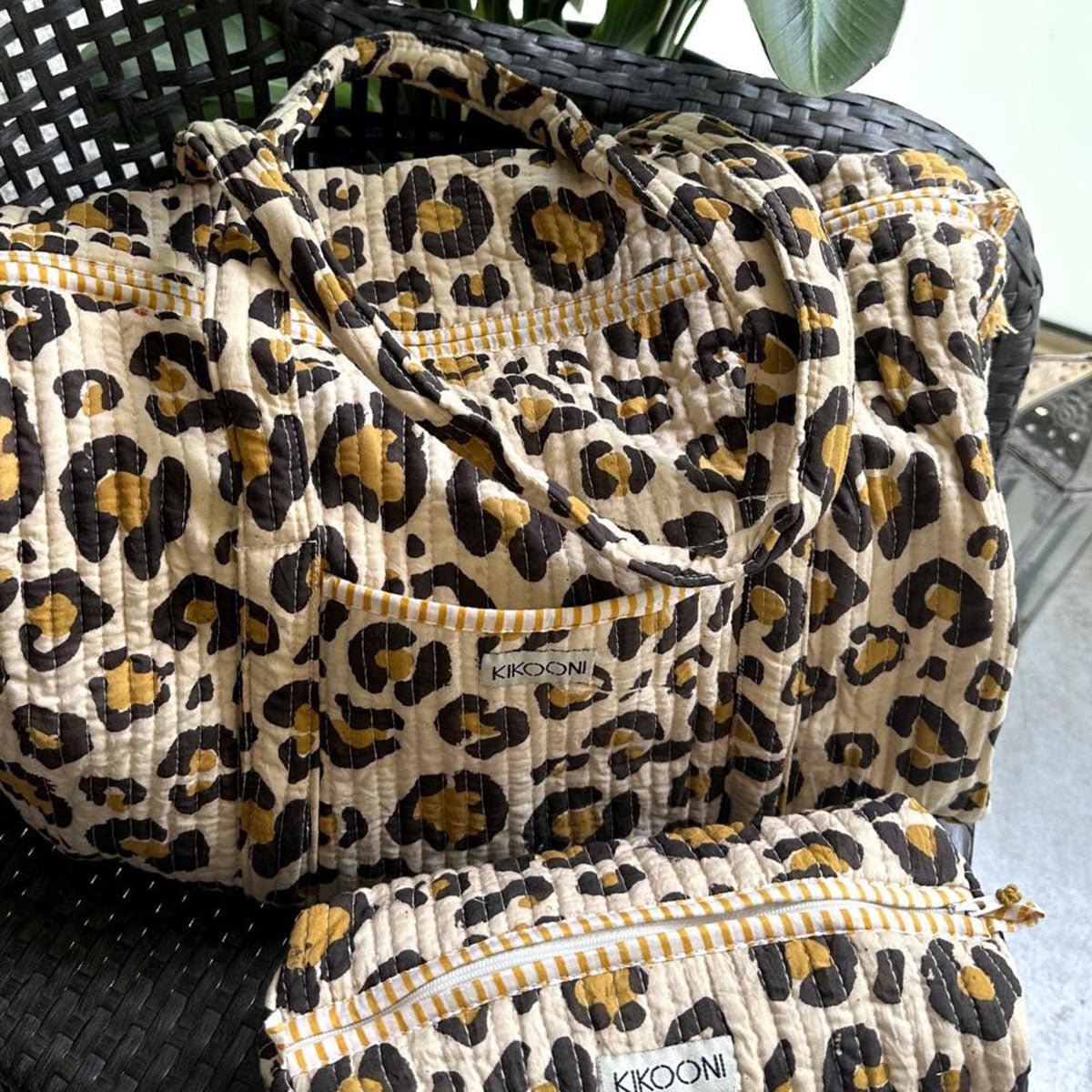 Handgefertigte Baumwolltasche "oh Leo"