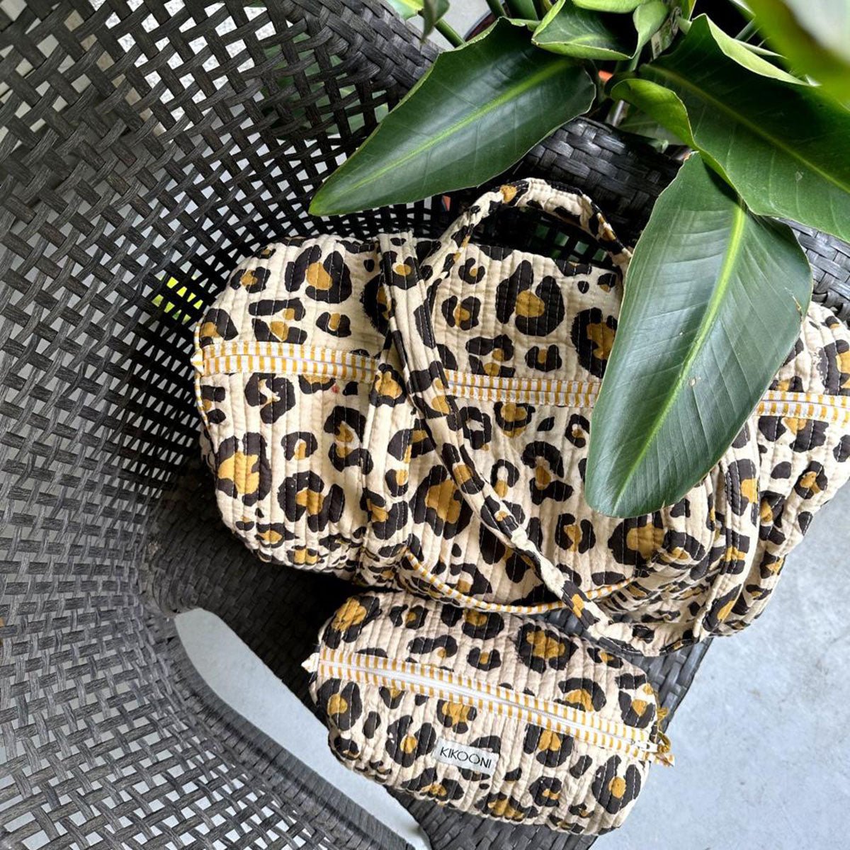 Handgefertigte Baumwolltasche "oh Leo"