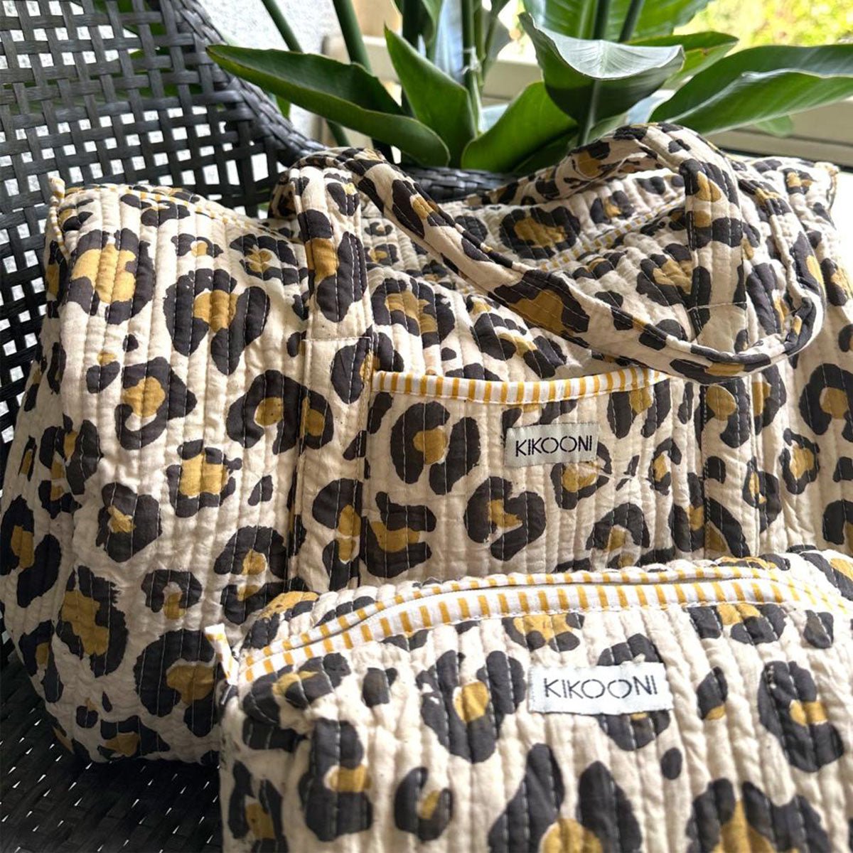 Handgefertigte Baumwolltasche "oh Leo"