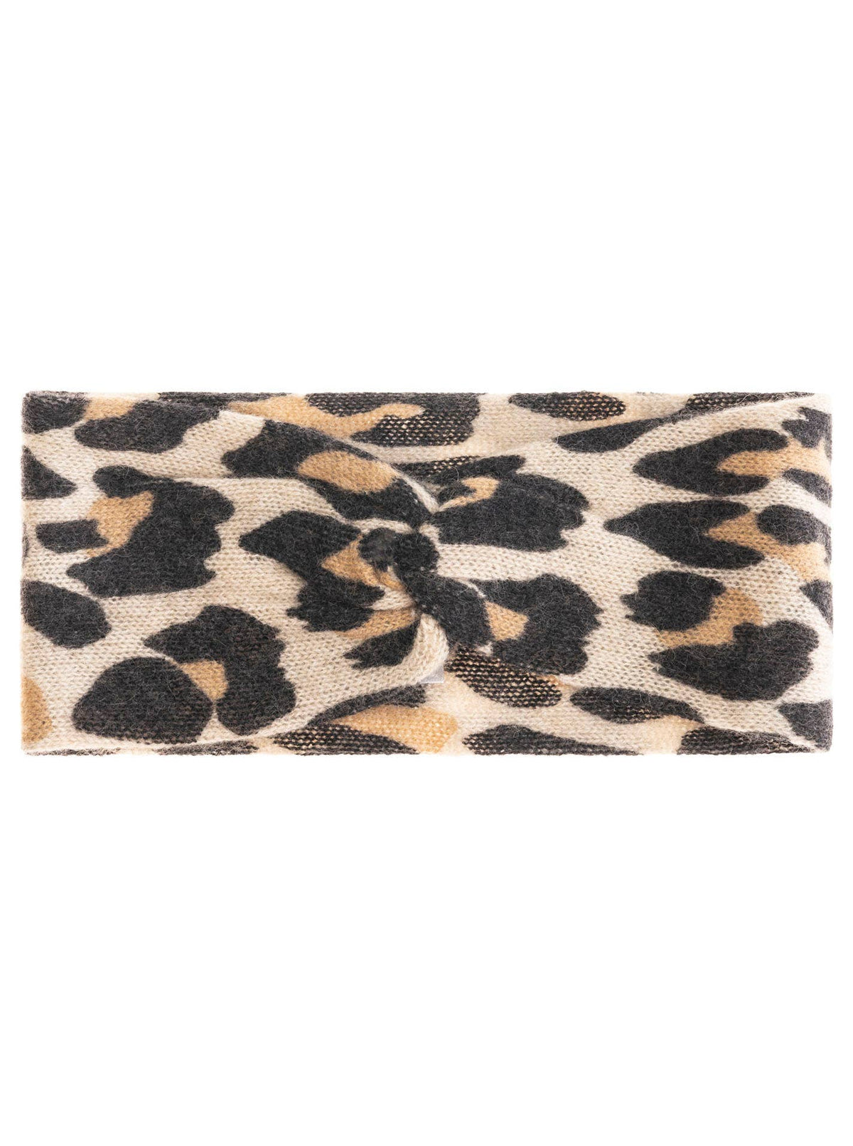100% Cashmere Stirnband Jacquard "Leo"